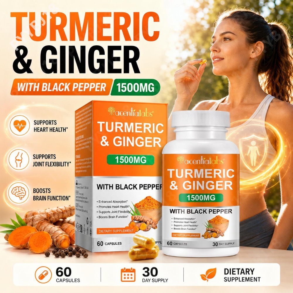 Turmeric & Ginger Capsules wit - đánh giá và giá Turmeric Curcumin Capsule